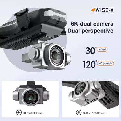 4DRC V14 Professional Drone 6K HD Dual Camera Wifi FPV Portable RC Quadcopter 2 BATTERY,Drones Suitable For Adults & Beginners.Logistics Is Randomly Sent By UPS,USPS,Self-pickup.