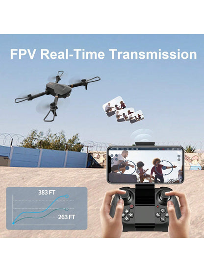 4DRC V4 Foldable Mini Drone With Camera 4K 1080P HD Drone ,3 Batteries,Drones For Adults Kids,Remote-controlled Quadcopter,Logistics Is Randomly Sent By UPS,USPS,